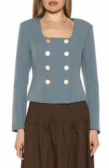 Alexia Admor Aria Scoop Neck Retro Blazer