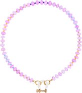SHOP SPICY DAN Louie Pink Opal Gold Plated Necklace