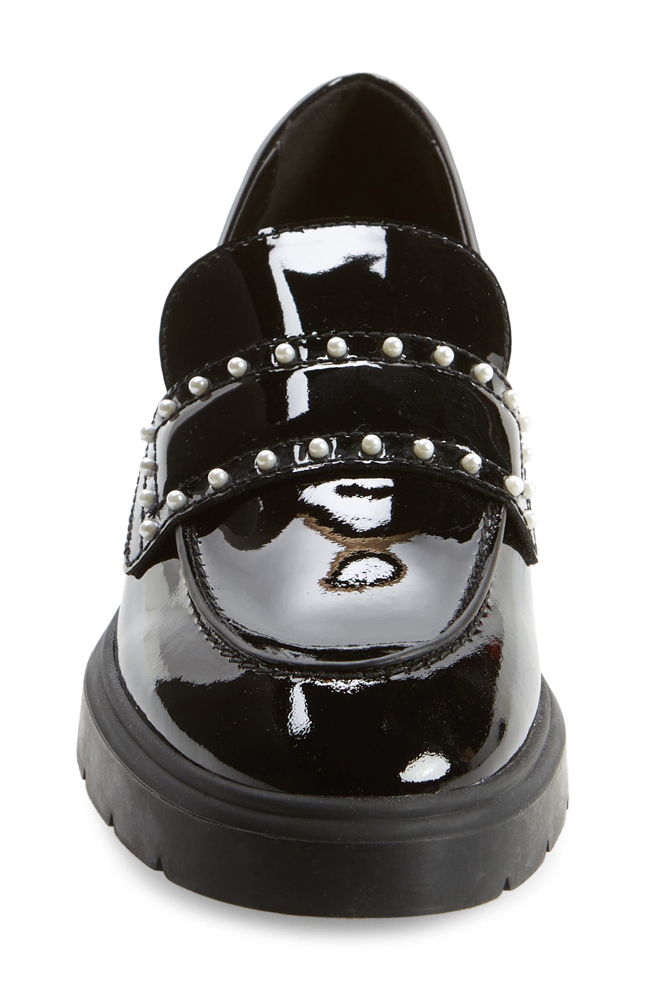 Stuart Weitzman Darcy Loafer, Alternate, color, Black