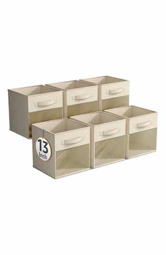 SORBUS 6-Pack Collapsible Window Storage Cubes