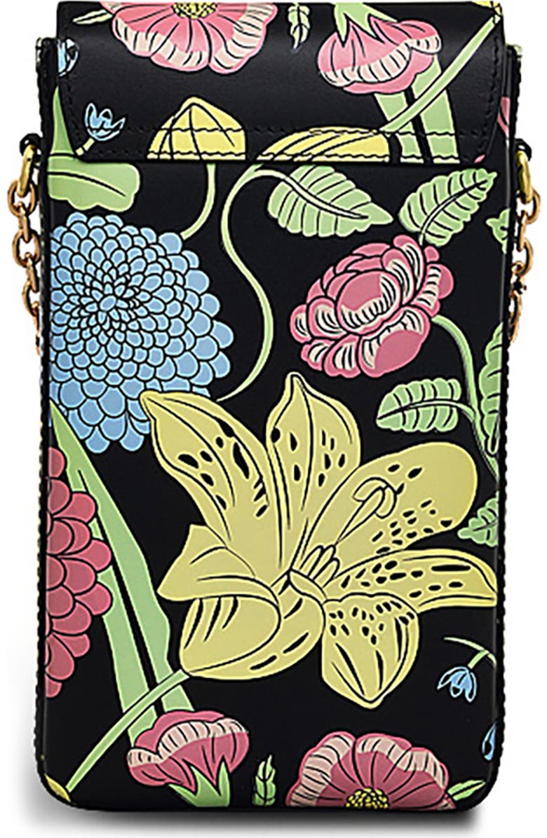 Radley x Royal Horticultural Society Medium Phone Crossbody Bag, Alternate, color, Black