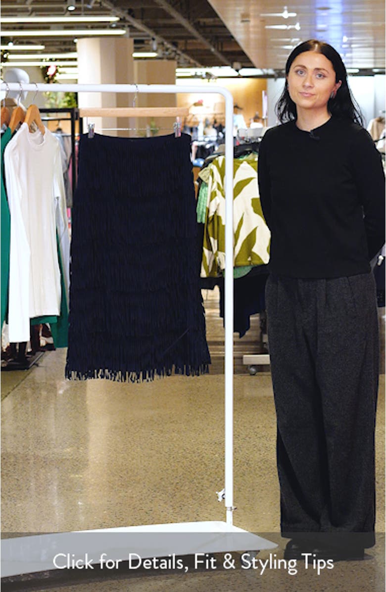 The Tilda Fringe A-Line Skirt, sales video thumbnail