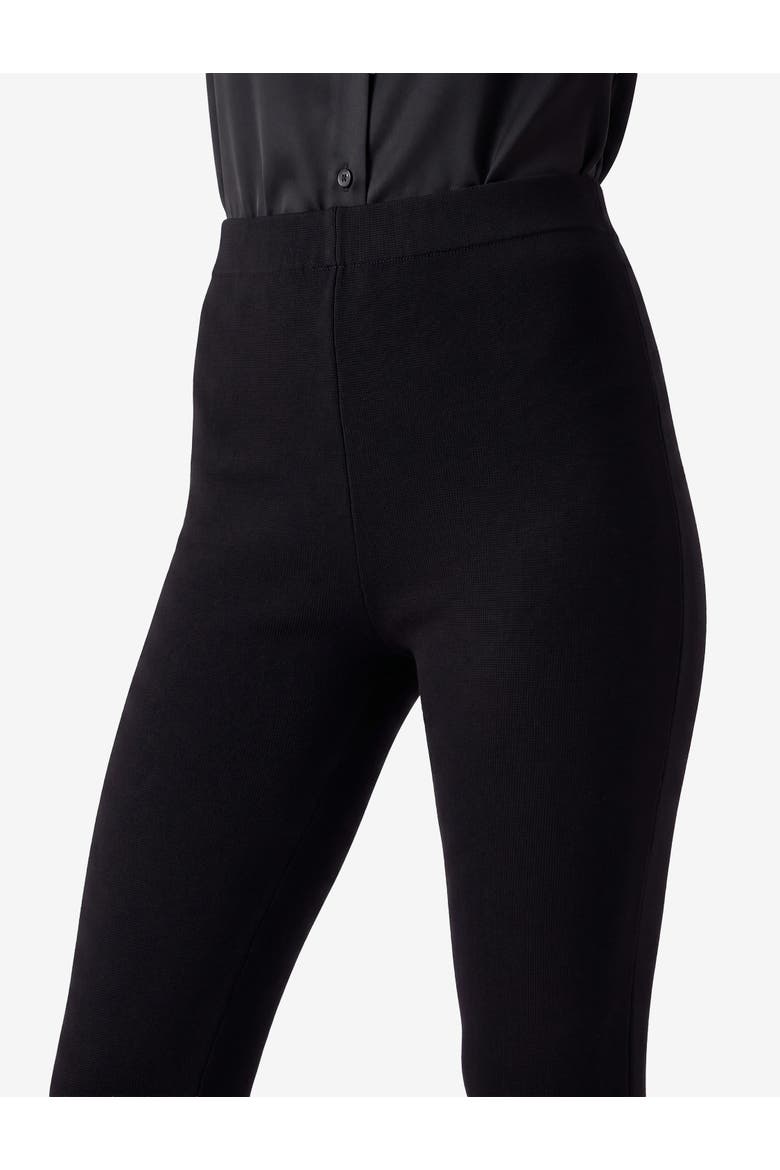 Leggings With Foot Strap Detail, Alternate, color, BLACK