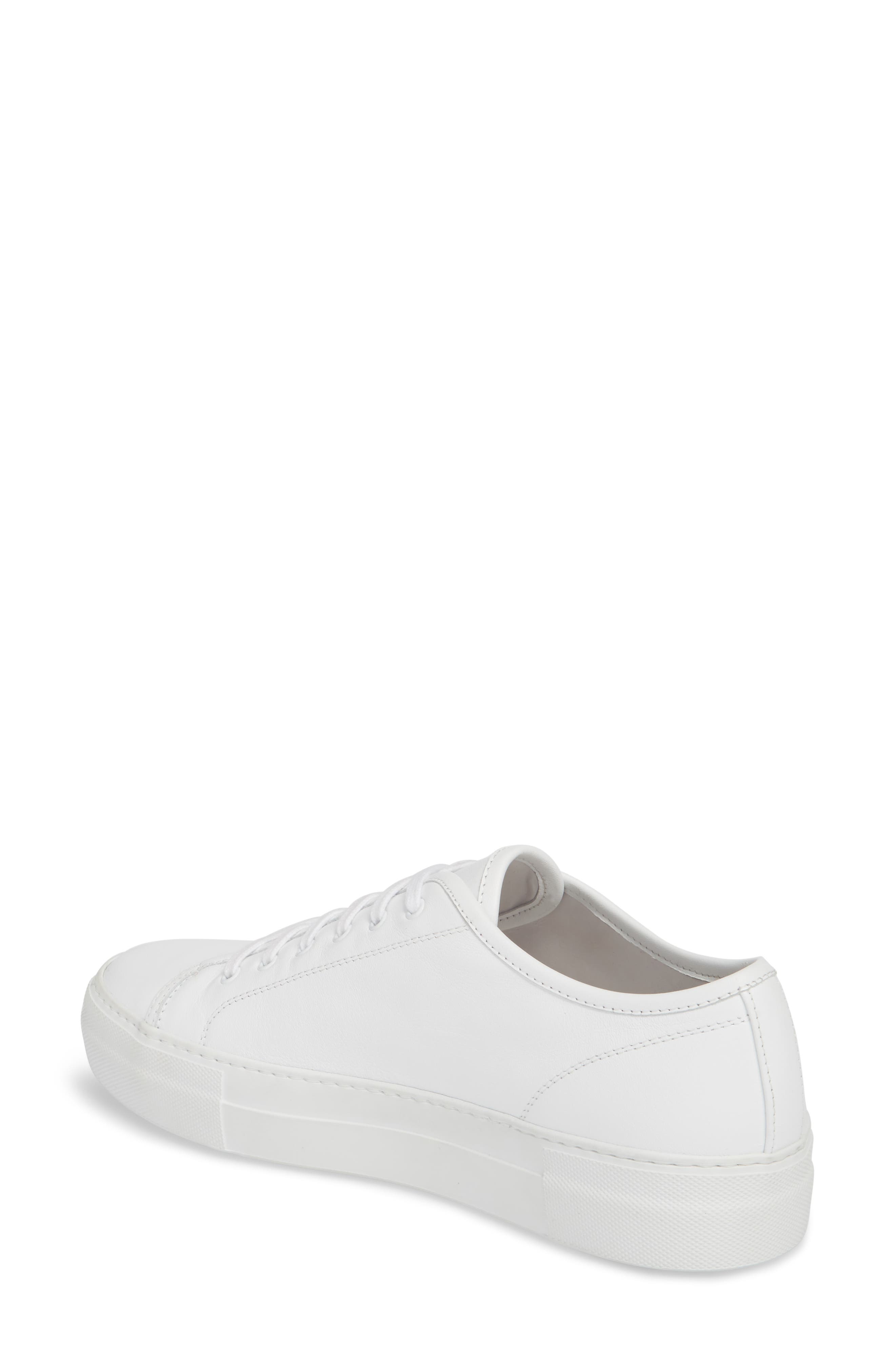 Common Projects Tournament Low Top Sneaker, Alternate, color, White 1