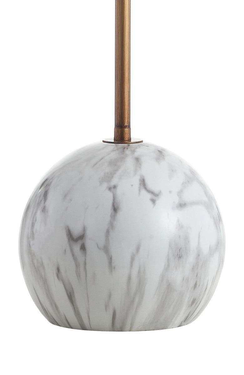 JONATHAN Y Miami 29" Minimalist Resin/Metal LED Table Lamp, Alternate, color, Gold/White