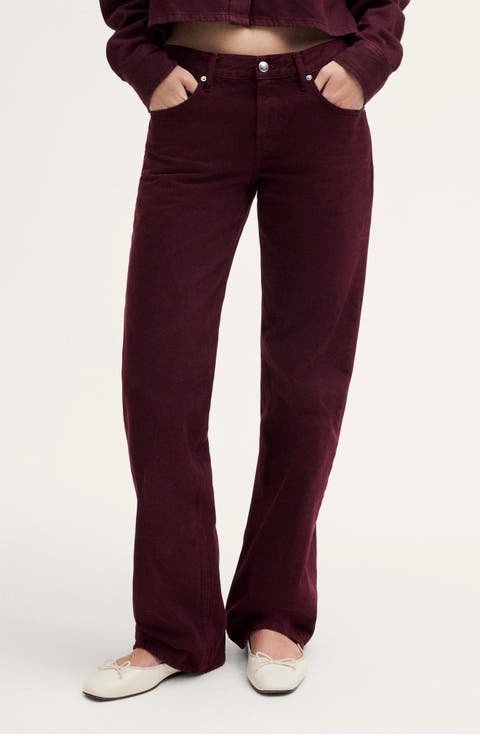 The Low Rise Loose Straight Leg Jeans