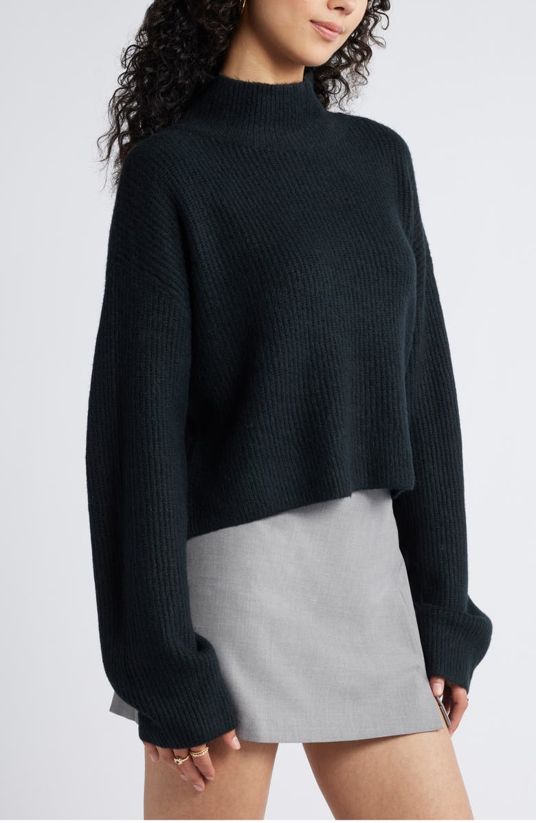 BP. Oversize Cozy Mock Neck Sweater, Alternate, color, 