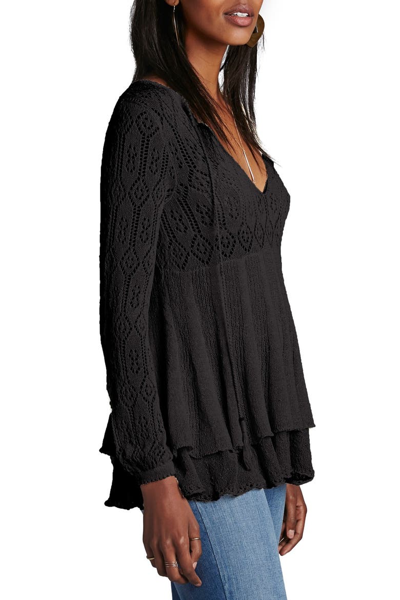 'Angel Days' Pullover, Main, color, BLACK COMBO