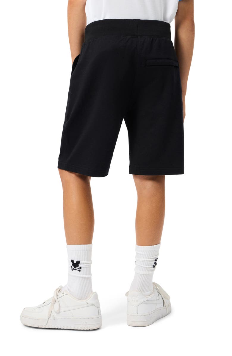 Psycho Bunny Kids' Walter Lightweight Sweat Shorts, Alternate, color, Black