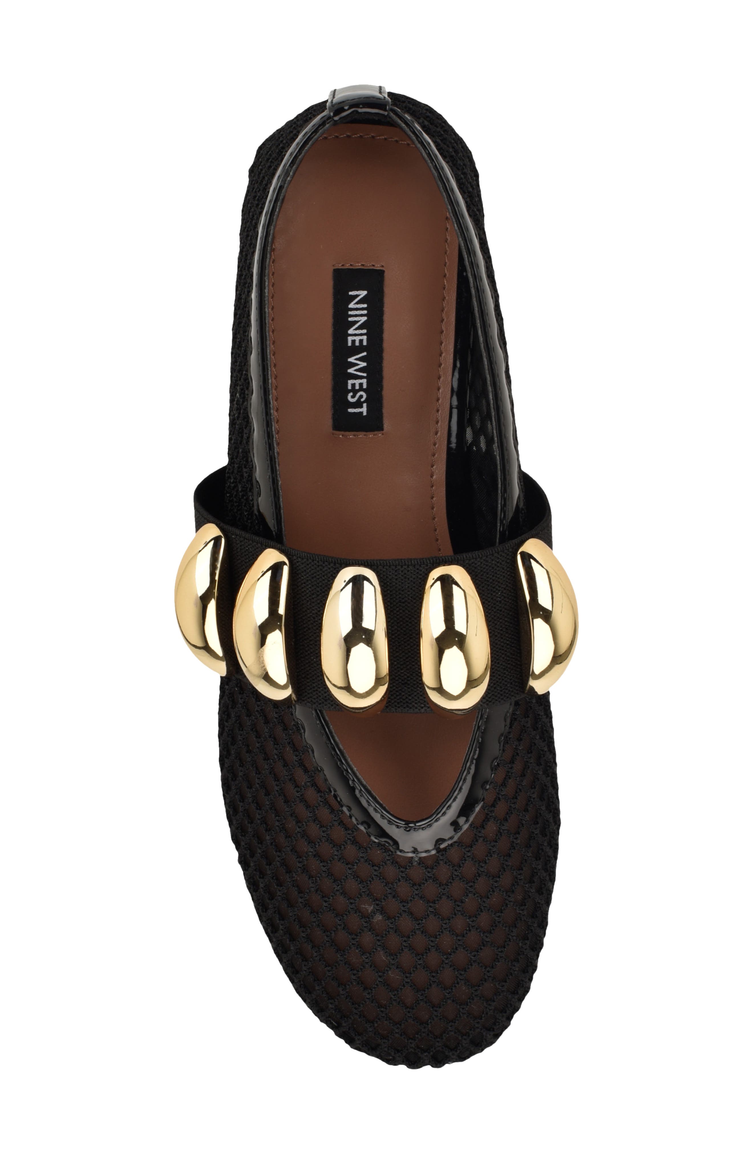 Nine West Dorra Mary Jane Flat, Alternate, color, Black