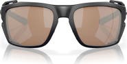 Costa Del Mar King Tide 8 60mm Polarized Rectangular Sunglasses