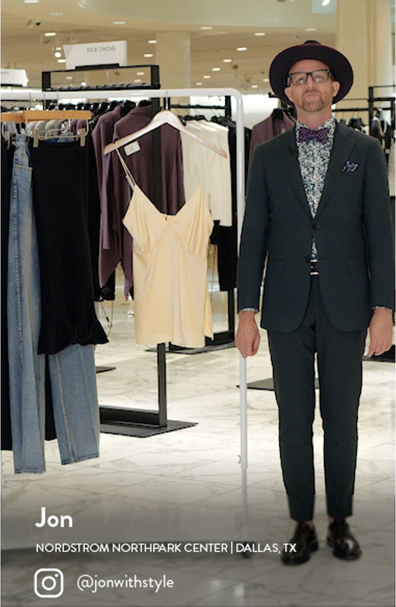 Grisella Longline Silk Camisole, sales video thumbnail