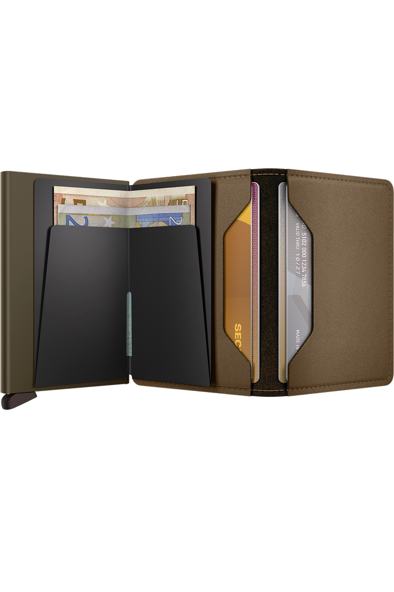 Slimwallet Matte, Alternate, color, Satin Bronze