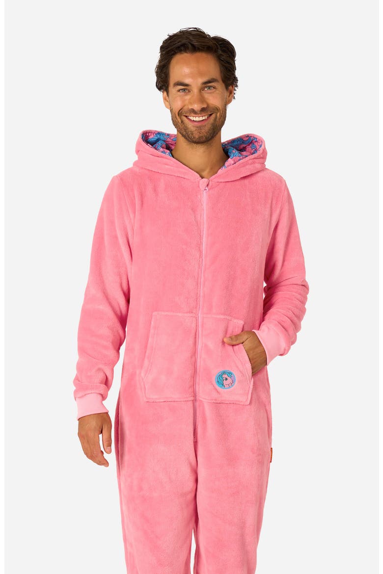 My Little Pony™ Firefly Hooded Fleece Jumpsuit, Alternate, color, PINK