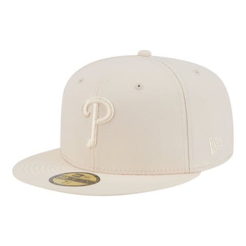 Men's New Era Cream Philadelphia Phillies Color Pack 59FIFTY Fitted Hat