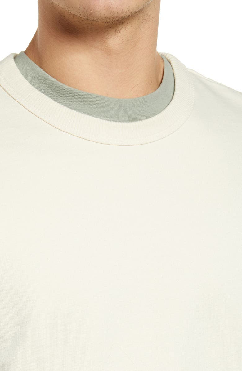 AG Arc Sweatshirt, Alternate, color, White Cream