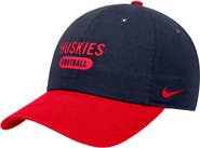 Nike Men's Nike Navy UConn Huskies Colorblock Club Adjustable Hat