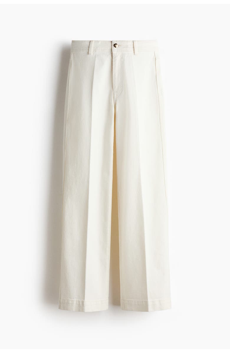 H&M Wide High Jeans, Main, color, Light Beige