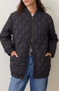 Marine Layer Marina Quilted Bomber Jacket
