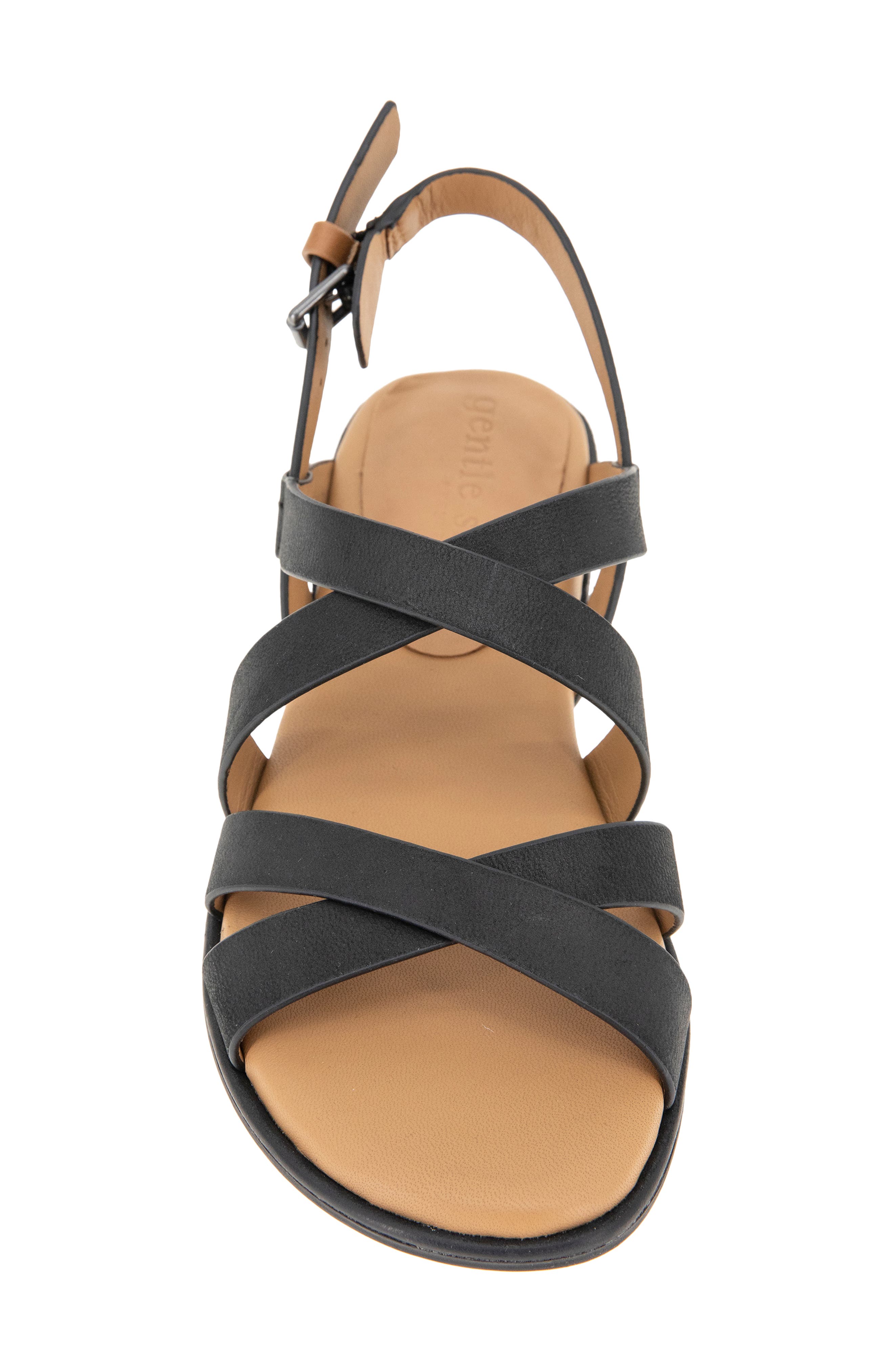 Gentle Souls Helen Slingback Sandal, Alternate, color, Black Leather