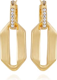 Vince Camuto Drop Hoop Earrings