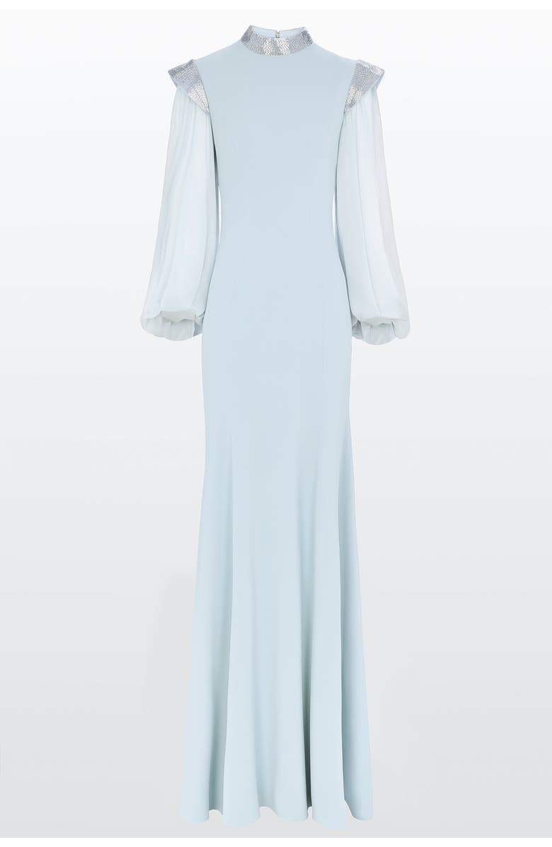 Jenny Packham Isabelle Maxi Dress, Main, color, Porcelain