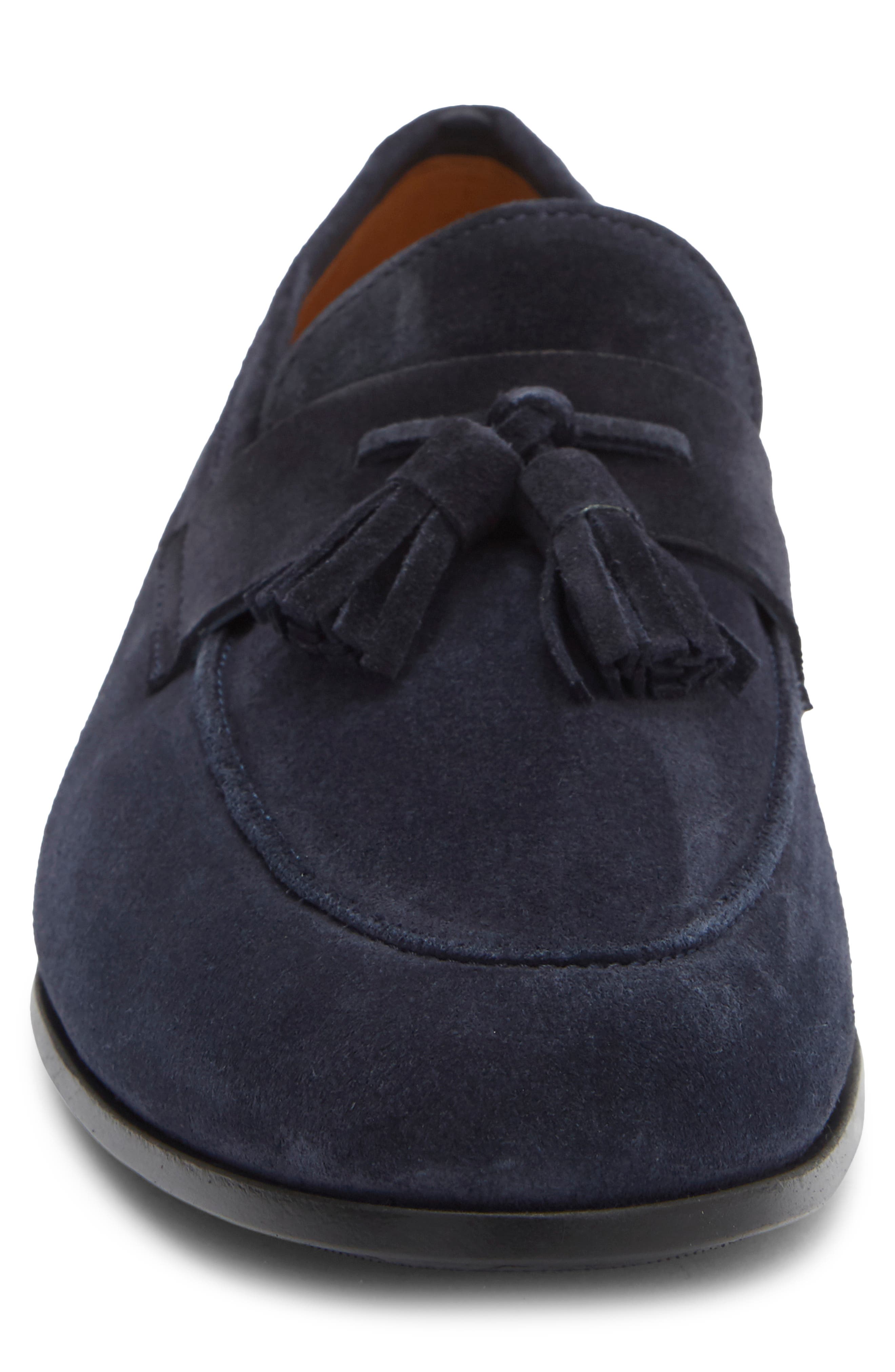 Tavarez Tassel Loafer, Alternate, color, NAVY SUEDE / NAVY