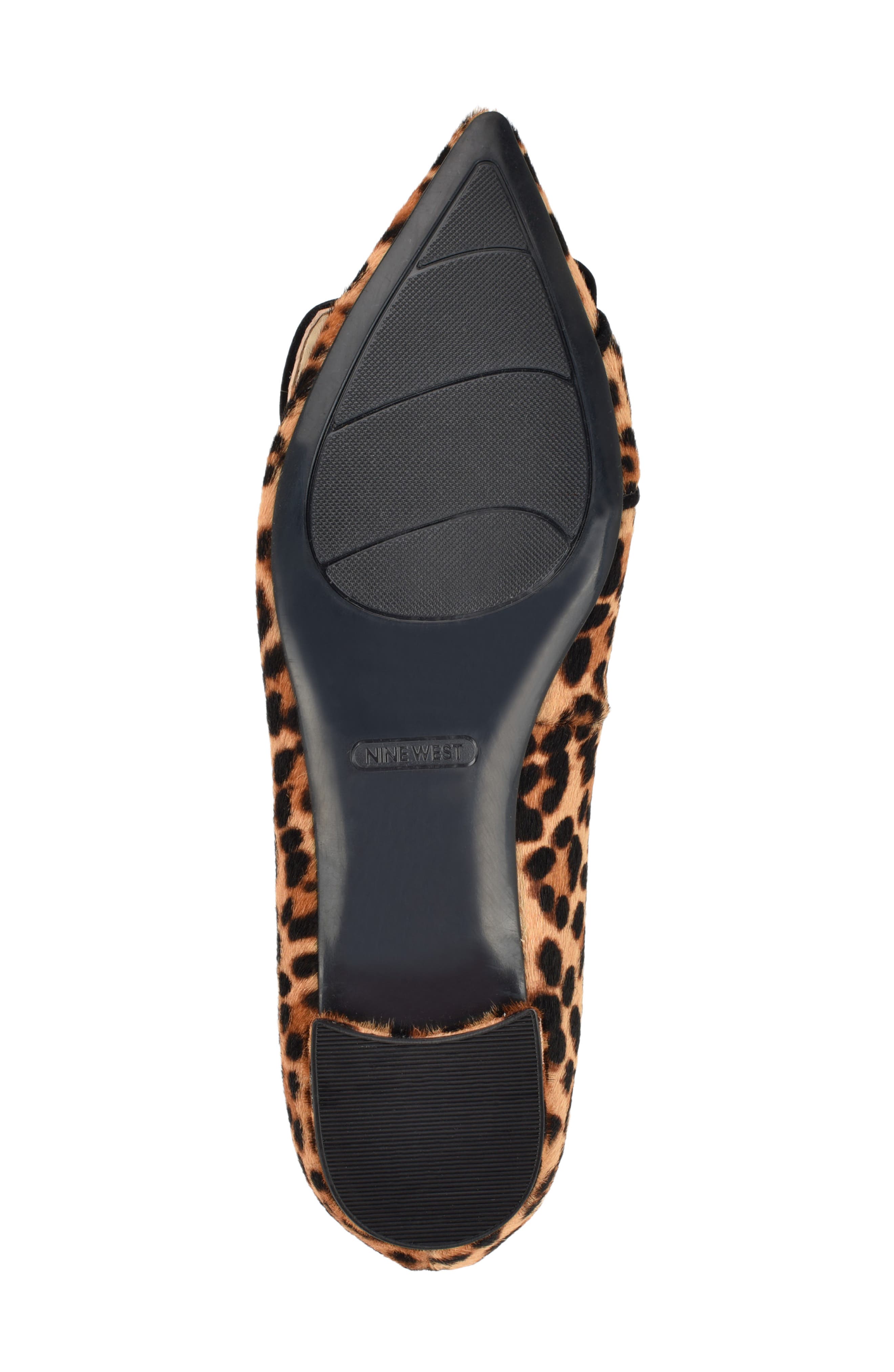 Jesike Genuine Calf Hair Flat, Alternate, color, LEOPARD