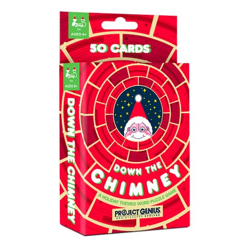 Down The Chimney A Holiday Themed Word Puzzle Game, 50 Word Ladder Challenges