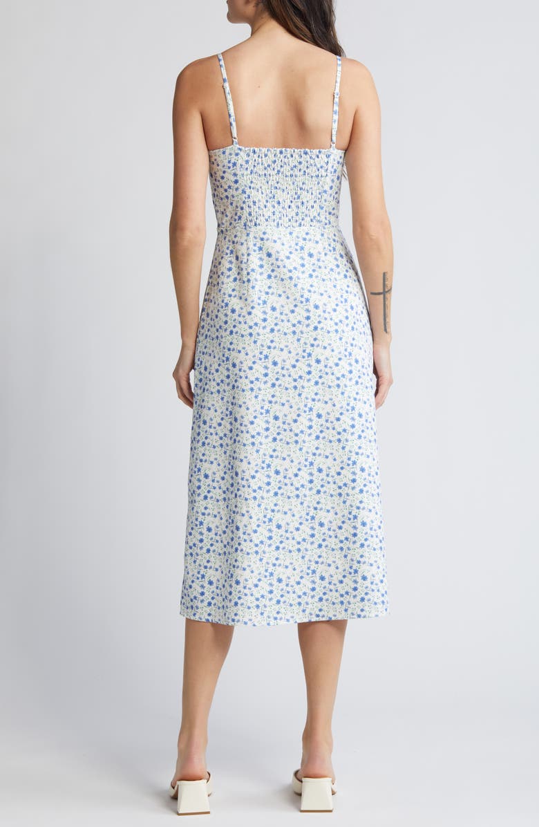 French Connection Camille Echo Floral Midi Sundress, Alternate, color,