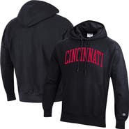 Champion Men's Champion Black Cincinnati Bearcats Team Arch Reverse Weave Pullover Hoodie