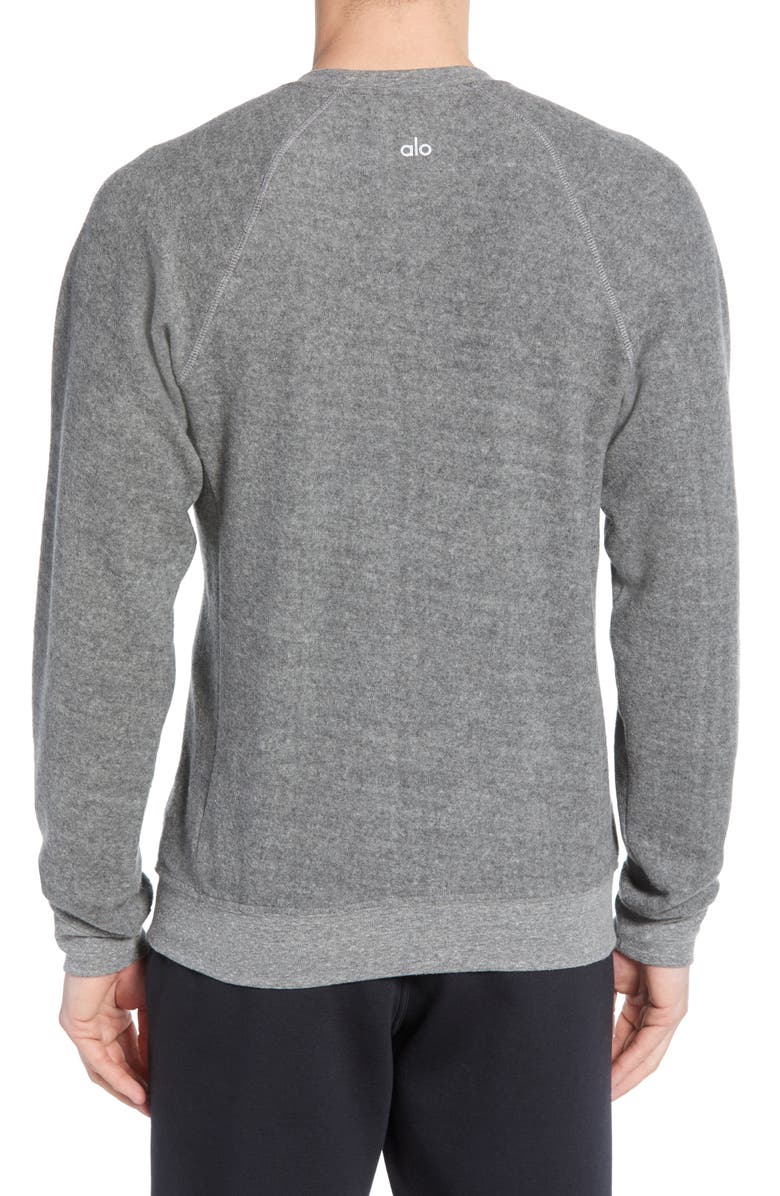 Alo Triumph Crewneck Sweatshirt, Alternate, color,