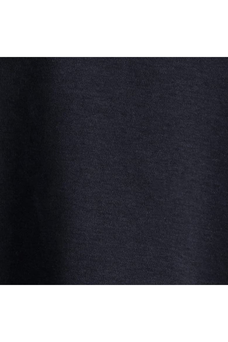 Interlock Cotton Crew-neck T-shirt, Alternate, color, NAVY