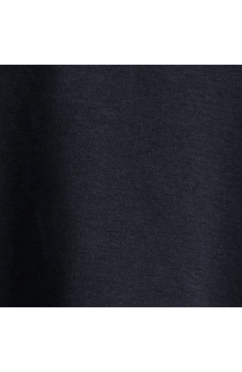 COS Interlock Cotton Crew-Neck T-Shirt, Alternate, color, Navy