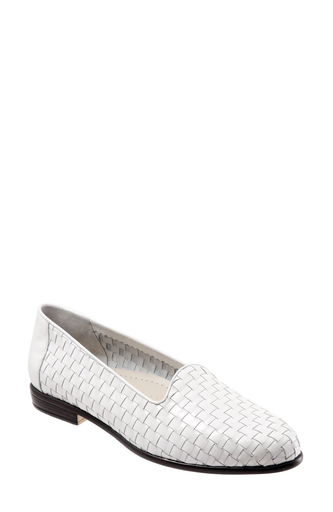 Trotters Liz Slip-On Loafer, Main, color, White