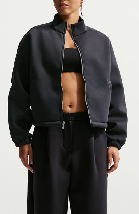 Pregame Fleece Oversized Track Jacket