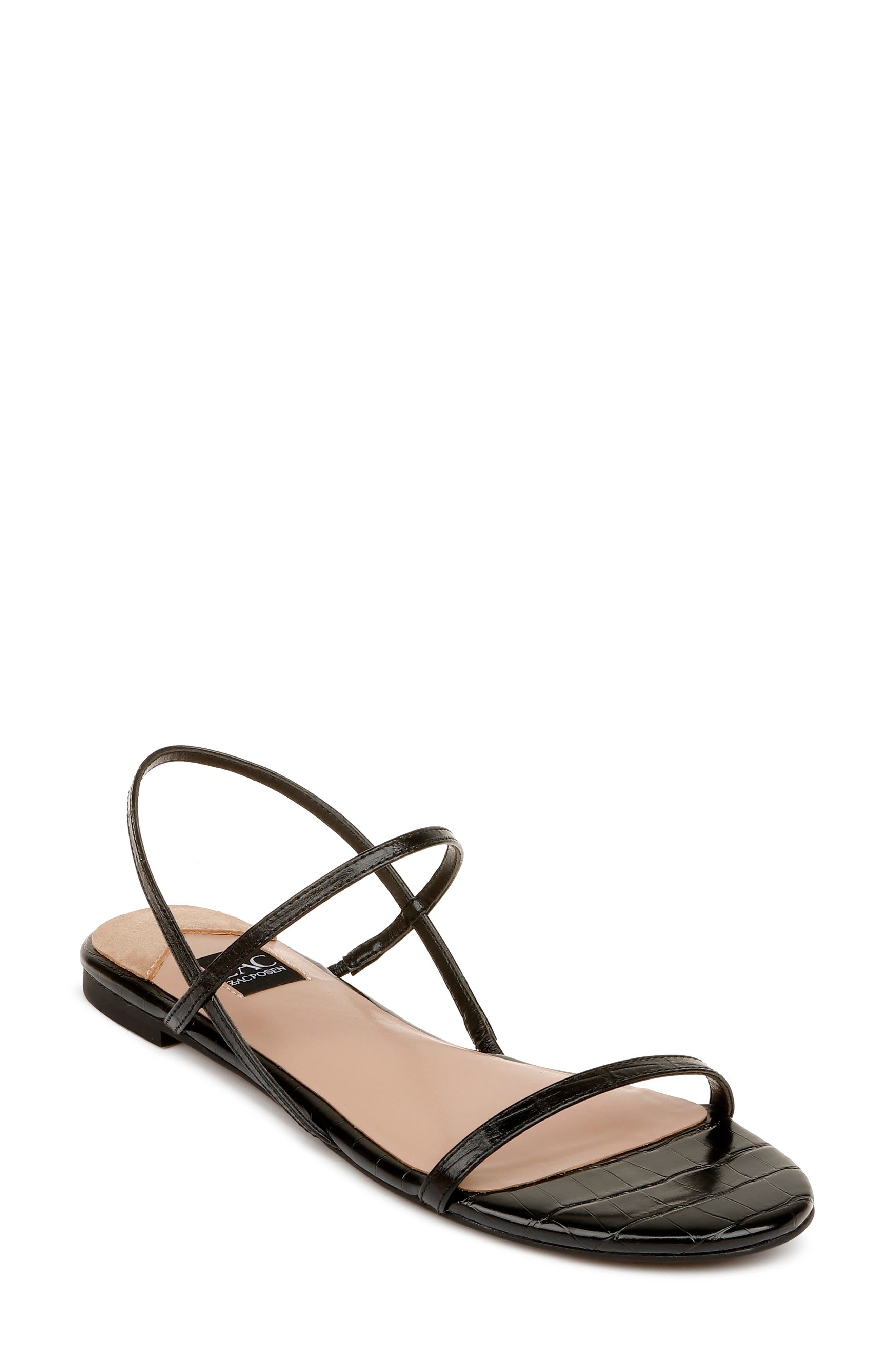 ZAC Zac Posen Sharon Flat Sandal, Main, color, 