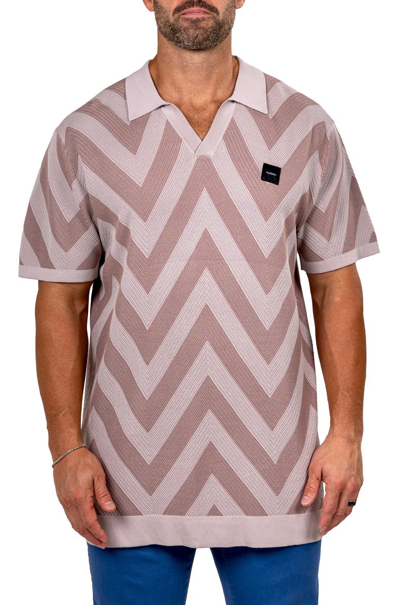 Maceoo Ascension0088 Relaxed Polo, Main, color, Grey