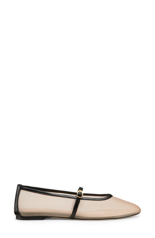 Stuart Weitzman Bareitall Mary Jane In Beige/black