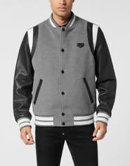 PHILIPP PLEIN Composed Bomber Jacket Men