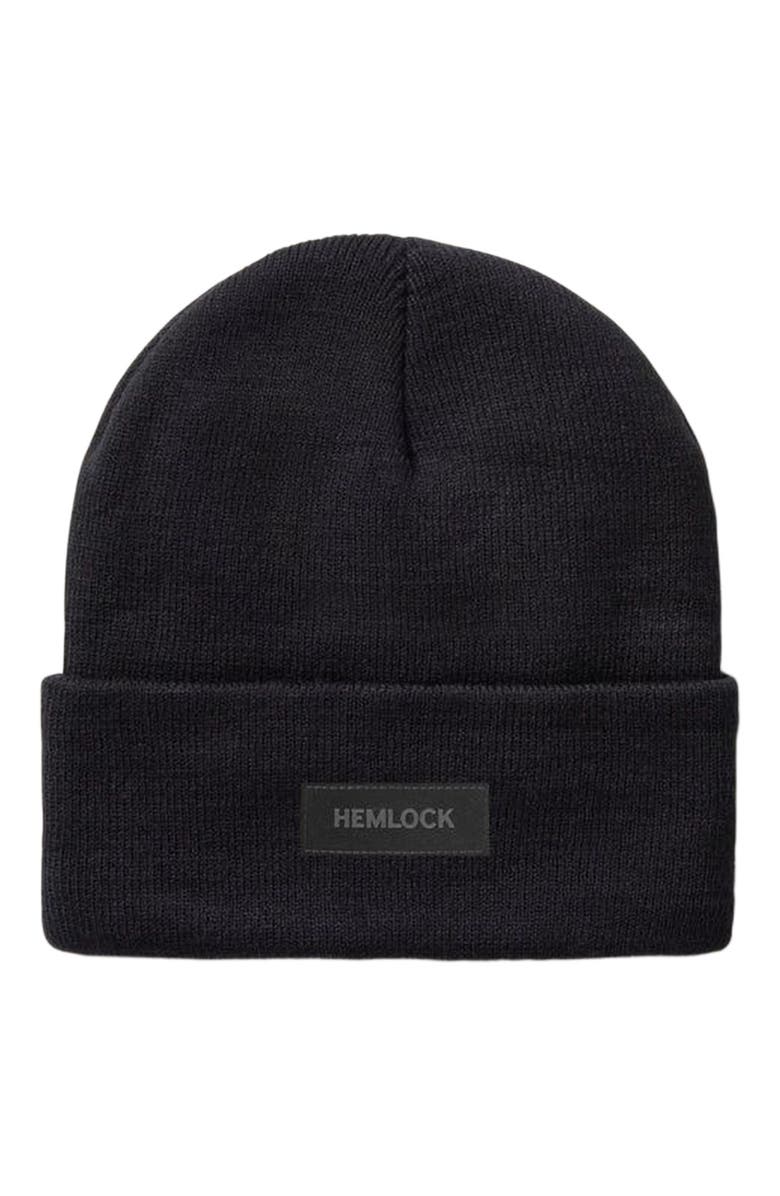 Hemlock Beacon Beanie, Main, color, Black