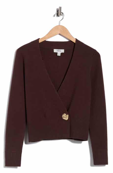 One Button Crop Cardigan