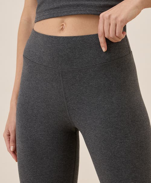 Pact On The Go-to Legging Made With Organic Cotton In Charcoal Heather