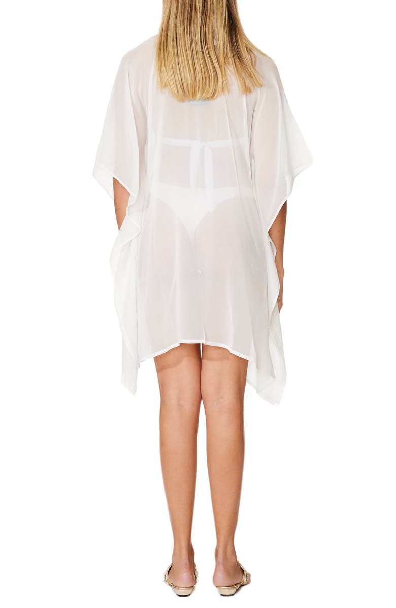 RANEES Beaded Cover-Up Tunic, Alternate, color, White
