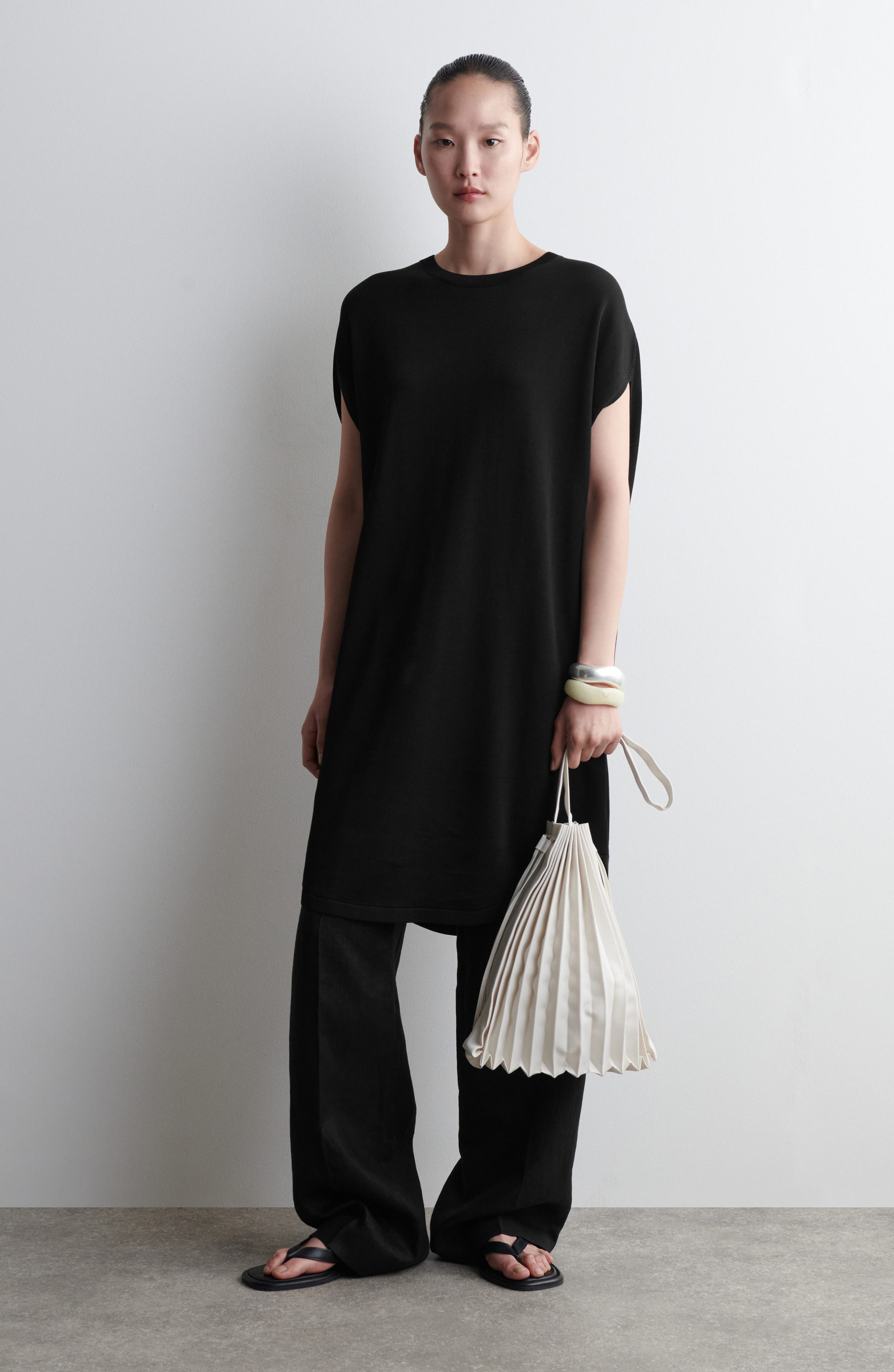 COS Accordion Tote Bag, Alternate, color, 