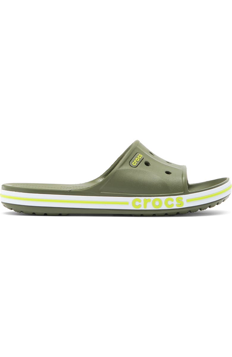 CROCS Bayaband Slide Sandal, Alternate, color, Army Green