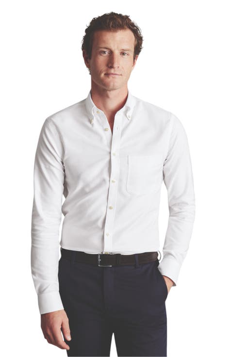 Non-Iron Stretch Oxford Shirt