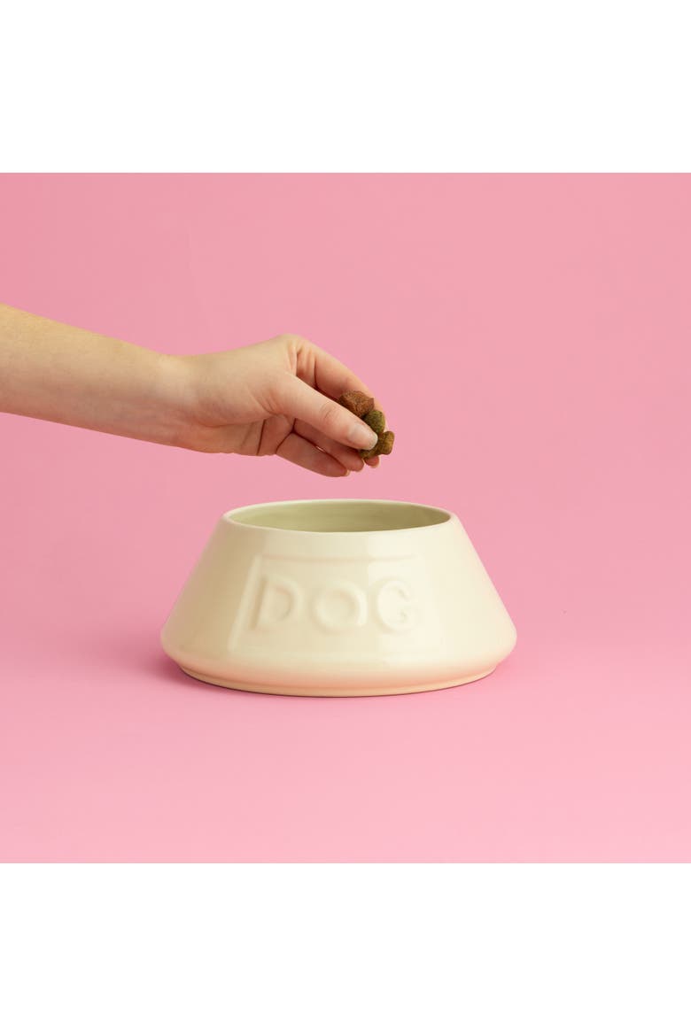 Non Tip Dog Bowl, Cream, 8.3 Inches, 54oz, Alternate, color, Off-White