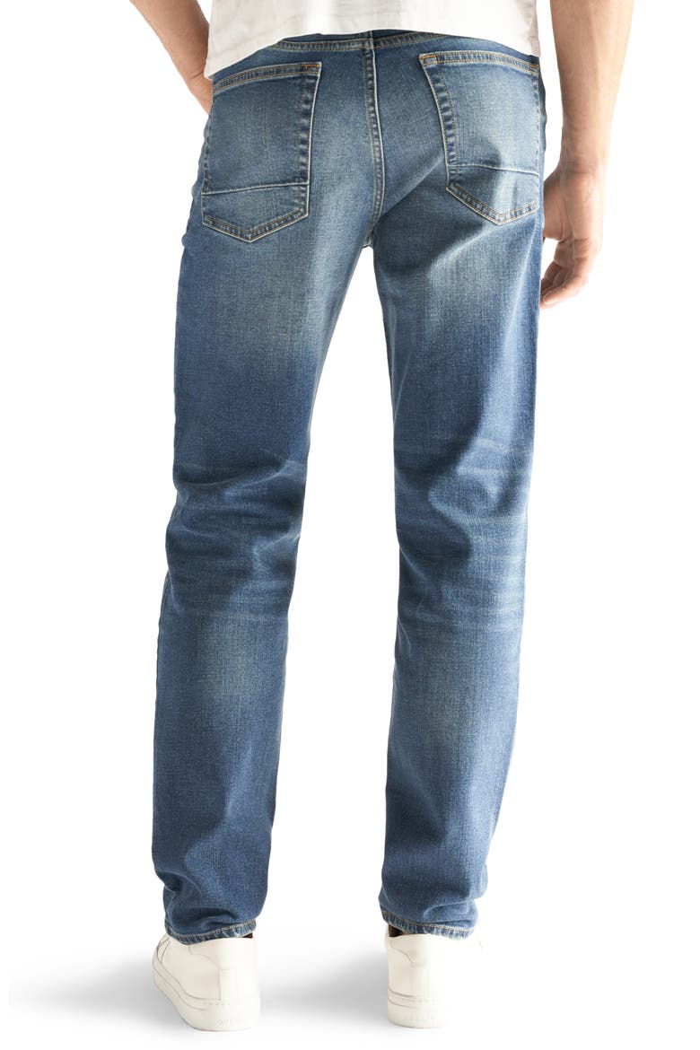 Slim-Straight Fit Performance Stretch Jeans, Alternate, color, ASH