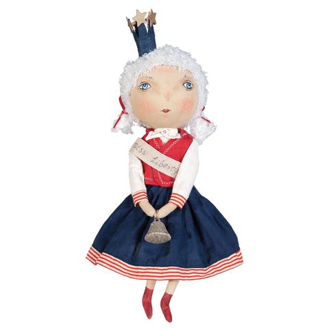 Little Miss Liberty Joe Spencer Gathered Traditions Art Doll Figure